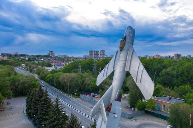 Самолет МИГ-17 - ядро мемориального комплекса "Защитникам донского неба". Фото: ДЕМКОВ Денис.