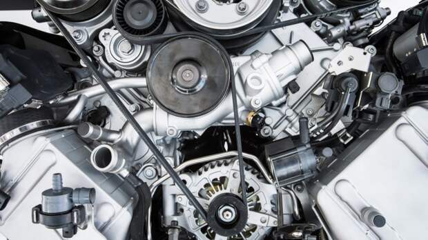 Car Engine - Modern powerful car engine(motor unit - clean and s