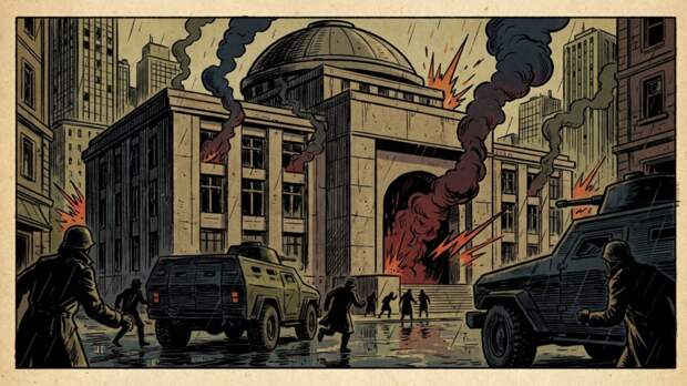 Корреспондент RT: в Тегеране обстрелу подверглось Министерство разведки