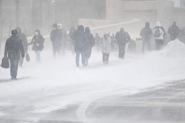 В Москве введен желтый уровень погодной опасности из-за метели и сильного ветра