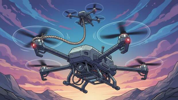 Боец Крепыш рассказал, как с помощью верёвки поразил БПЛА «Баба-яга» в ДНР