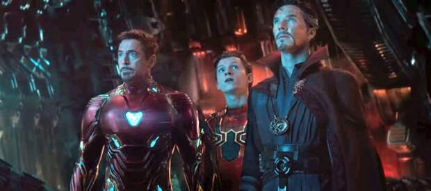 spiderman doctor strange iron man avengers infinity war