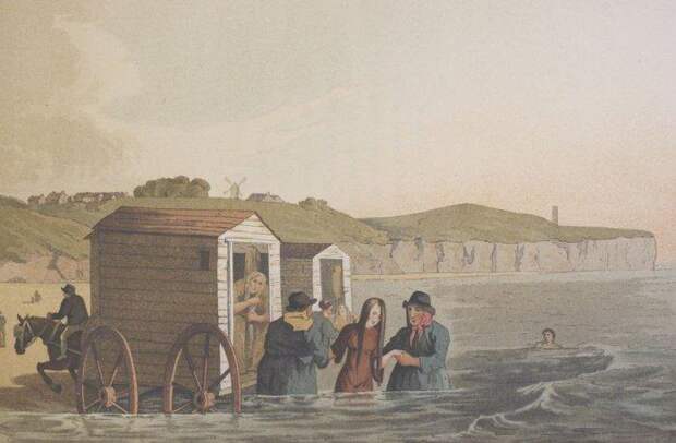 Машины для купания XIX-го столетия