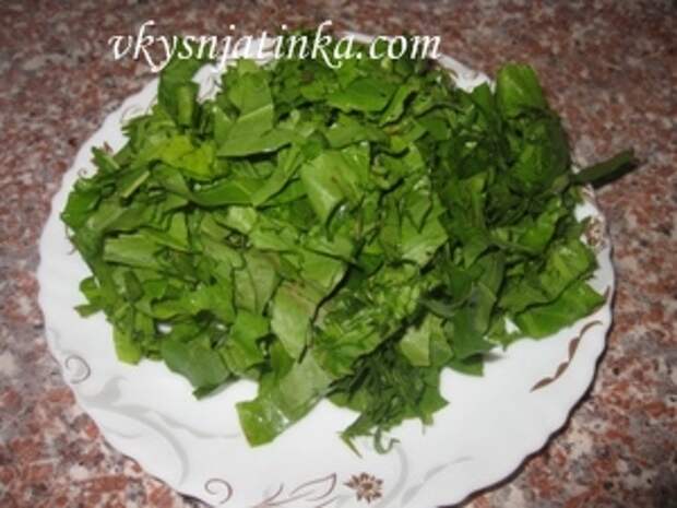 Зеленый борщ со шпинатом (фото)
