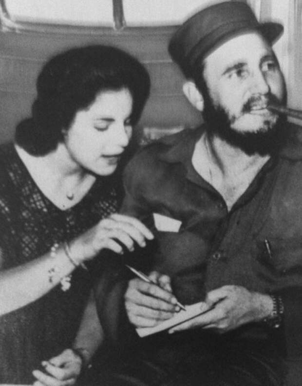 Марита Лоренц и Фидель Кастро. / Фото: www.afamilycdn.com