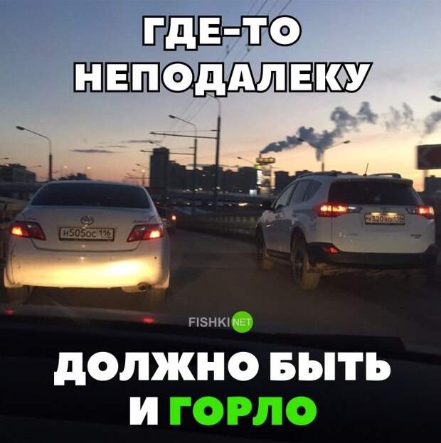 Где-то неподалеку должно быть и горло авто, автомобили, автоприкол, автоприколы, подборка, прикол, приколы, юмор