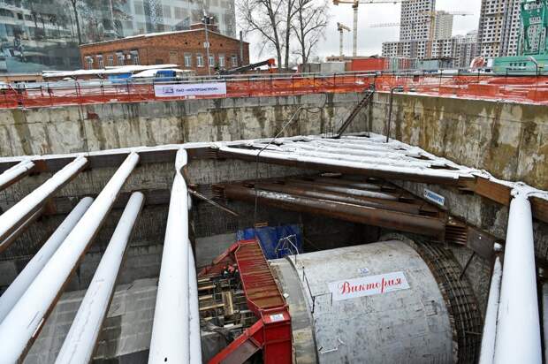 Щит «Виктория» уже был использован при строительстве метро на территории ЮВАО/stroi.mos.ru