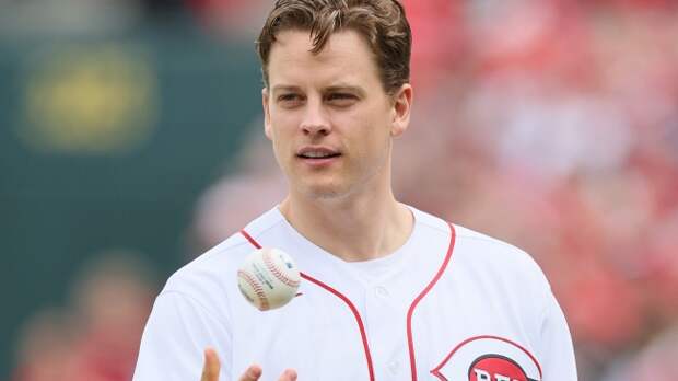 Joe Burrow at Cincinnati Reds game