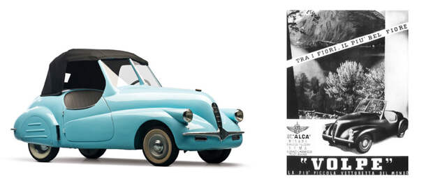 3. Самый гламурный — ALCA Volpe (Италия, 1947) авто, история, факты