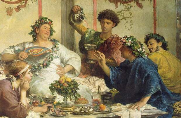 Фрагмент картины Роберто Бомпиани, 1875 г.