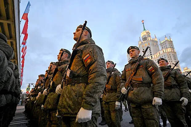 В Москве прошла первая репетиция Парада Победы к 81-й годовщине