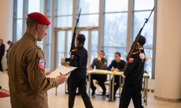 В Архангельске наградили лучшие почётные караулы Поморья