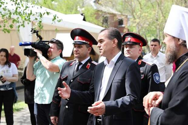 Губернатор Кубани посетил слет казачьей молодежи «Атаманский резерв»