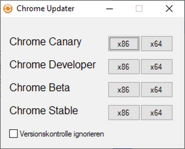 chrome portable updater