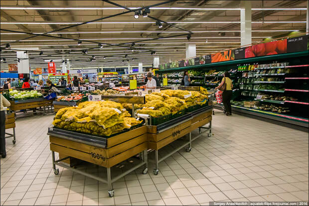 Удивительные цены на продукты в супермаркете Праги