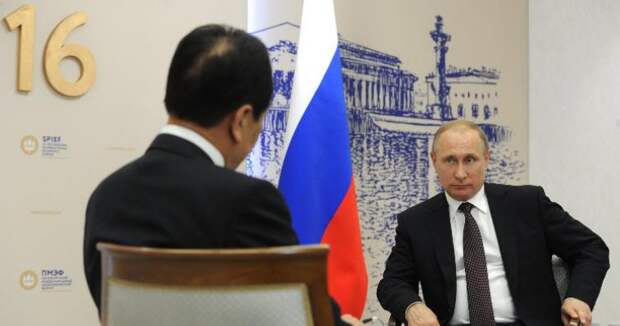 Путин дал интервью накануне визита в Китай