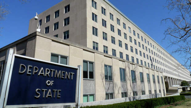 Здание Госдепартамента в США. Архивное фото Здание Госдепартамента в США. Архивное фото