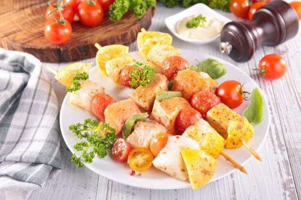 Шашлык из рыбы