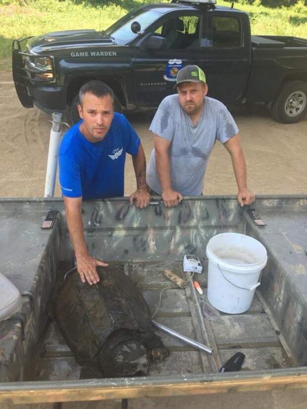 Рыбаки в Оклахоме вытащили монстра
