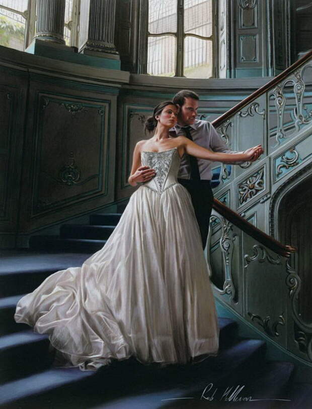 Красивые женщины на картинах Rob Hefferan