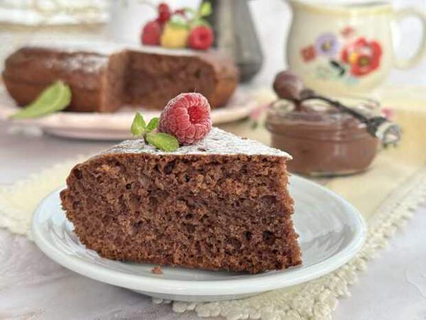 Пирог на сковороде с Нутеллой