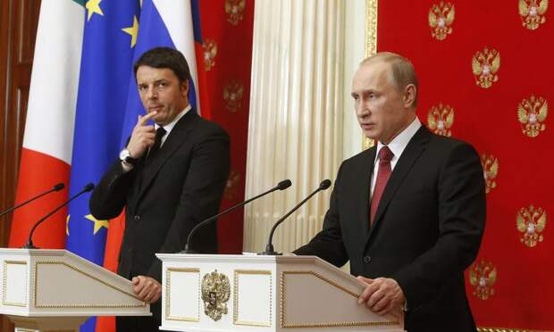 Итальянский премьер попросит Путина отменить продовольственное эмбарго