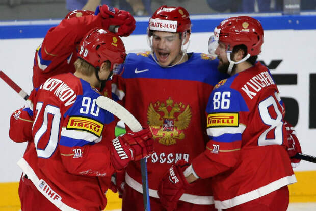 Российской сборной на ЧМ по хоккею хватило 70 секунд, чтобы одолеть Данию