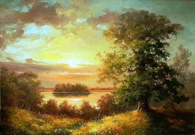 Латвийский художник-пейзажист Jan Bartkevics (Ян Барткевич)