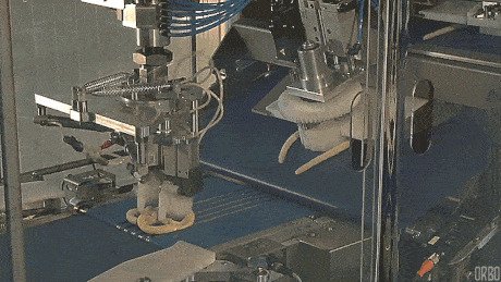 Залипательное производство в гифках gif, гифки, залипалово, конвейер, лент, производство