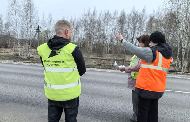 В Киреевском районе провели контроль качества ремонта дорог