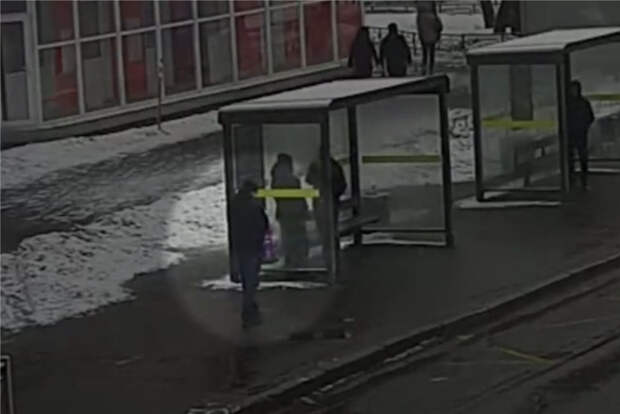 В Петербурге мужчина удовлетворял себя на остановке при пассажирах и попал на видео