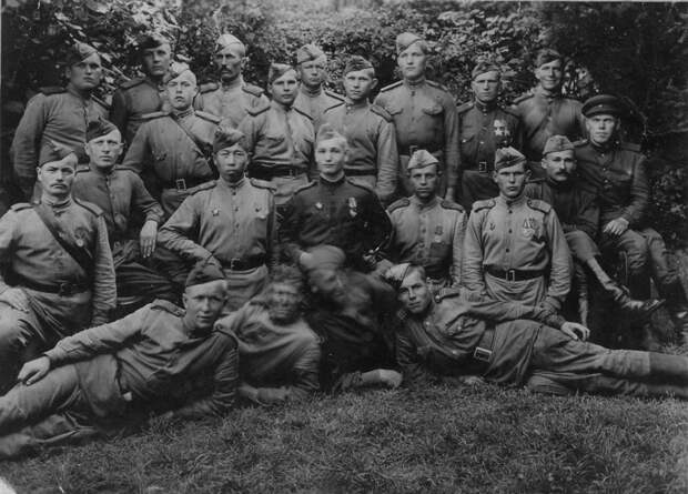 Взвод советских солдат в Германии военное, история, солдаты, фото