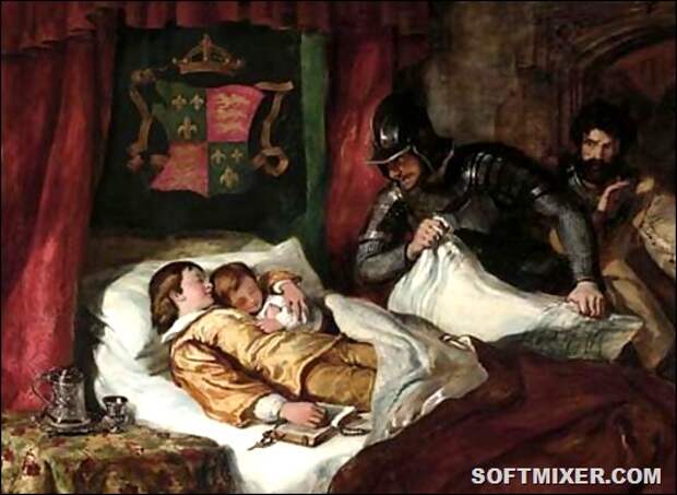 The-Death-Of-Edward-V-And-His-Brother-Richard,-Duke-Of-York,-In-The-Tower,-1483