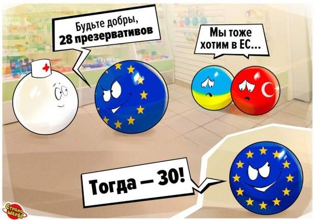 Политический юмор из серии Countryballs