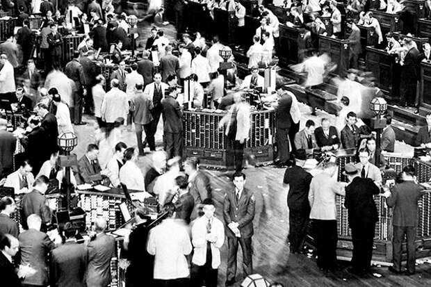 Торговый зал на Уолл-стрит, США, 1939 год