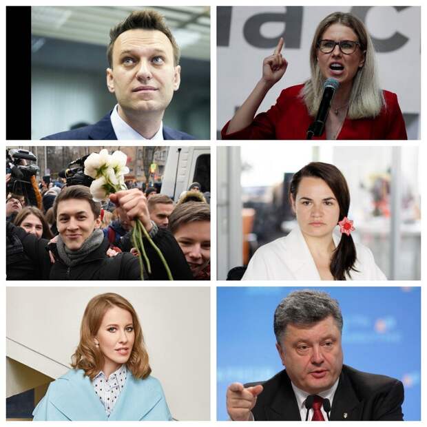 Коллаж автора. Источники: https://oko-planet.su/politik/politikmir/616771-deputat-rady-razoblachil-poroshenko-rasskazav-chto-on-gotovit-sverzhenie-zelenskogo.html https://www.yaplakal.com/forum1/topic2171531.html https://www.youtube.com/watch?v=RcRy0mdL4h8 https://m.ru.delfi.lt/abroad/article.php?id=82977519  https://ru.hellomagazine.com/zvezdy/intervyu-i-video/25753-kseniya-sobchak-menya-izmenila-sama-zhizn.html https://bestlj.ru/208864-ZHenshhina-kotoraja-oret-Ljubov-Sobol.html