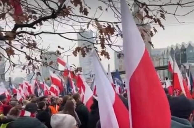 В Варшаве проходит многотысячный марш националистов