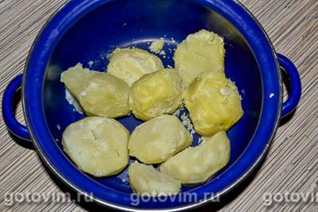 Картофельные лепешки из пюре с укропом и семенами льна, Шаг 01