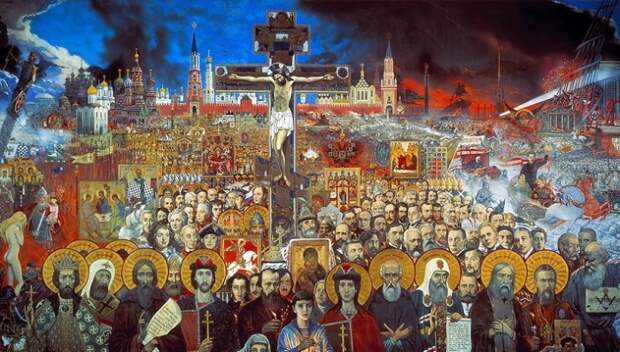 «Вечная Россия». Илья Глазунов, 1988 год.