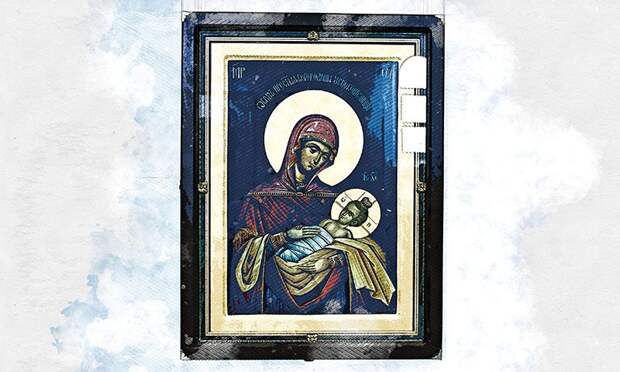 В Вятский Посад из афонской обители передана икона, освящённая старцем Илием