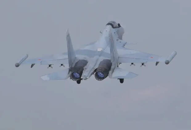 Су-30СМ ВКС РФ сбил в зоне СВО украинский Су-27