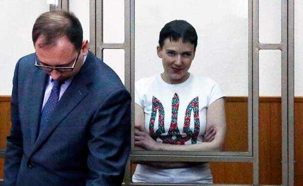 Оглашение приговора украинской летчице Н.Савченко в Донецком областном суде