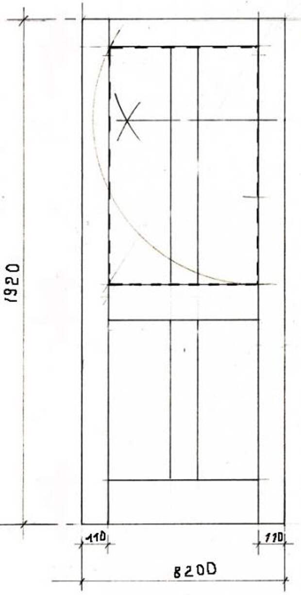 Дверь из дерева своими руками чертежи входная