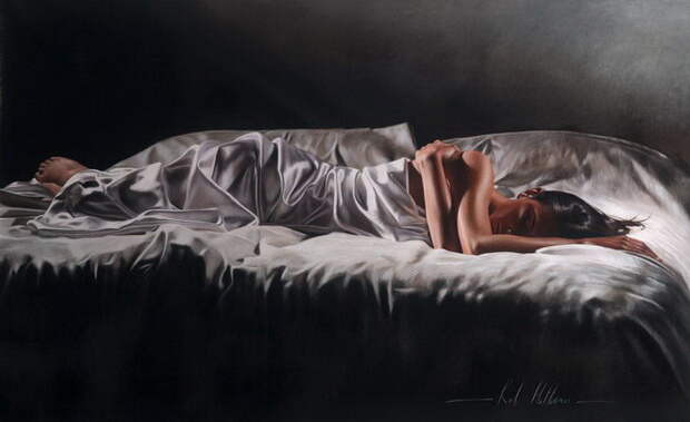 Красивые женщины на картинах Rob Hefferan