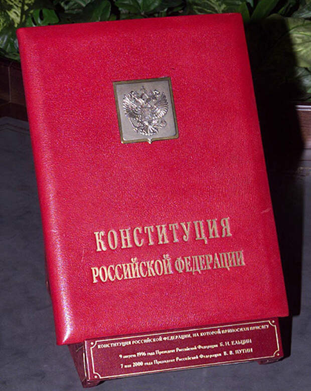 Конституция РФ/ Фото из открытого источника
