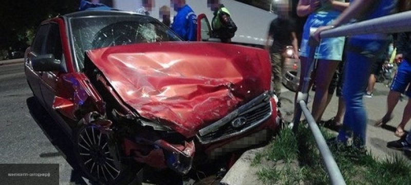 В Кингисеппе водителя вырезали из "Приоры"