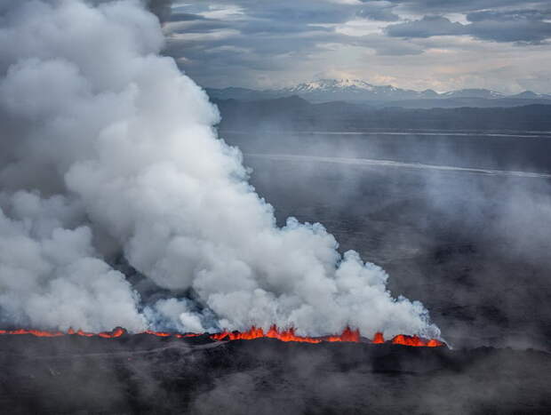 Извержение вулкана Бардарбунга в Исландии