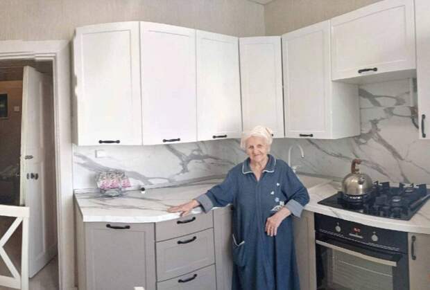 До и после. Ремонт старой кухни для бабушки. Функциональный и стильный интерьер для любимых