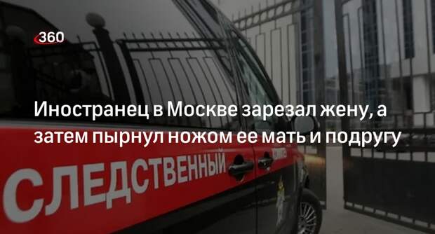 СК: гражданин Киргизии зарезал жену и напал с ножом на ее мать в Москве