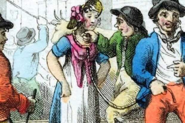 Как англичане продавали своих жен на рынке